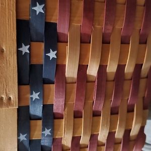 Patriotic set of 2 caddy baskets